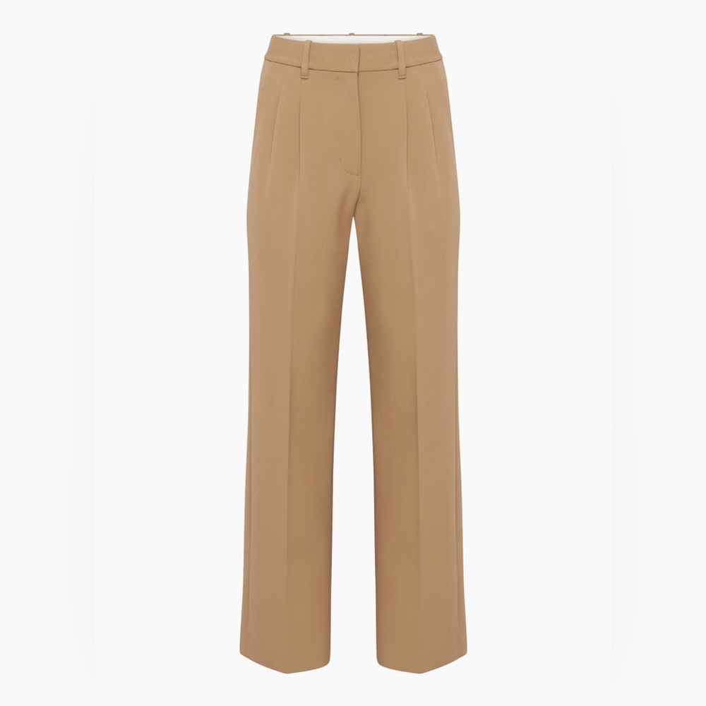 Aritzia Wilfred Effortless Pants in Camel